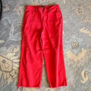 Judy Blue Vibrant Scarlet Jeans